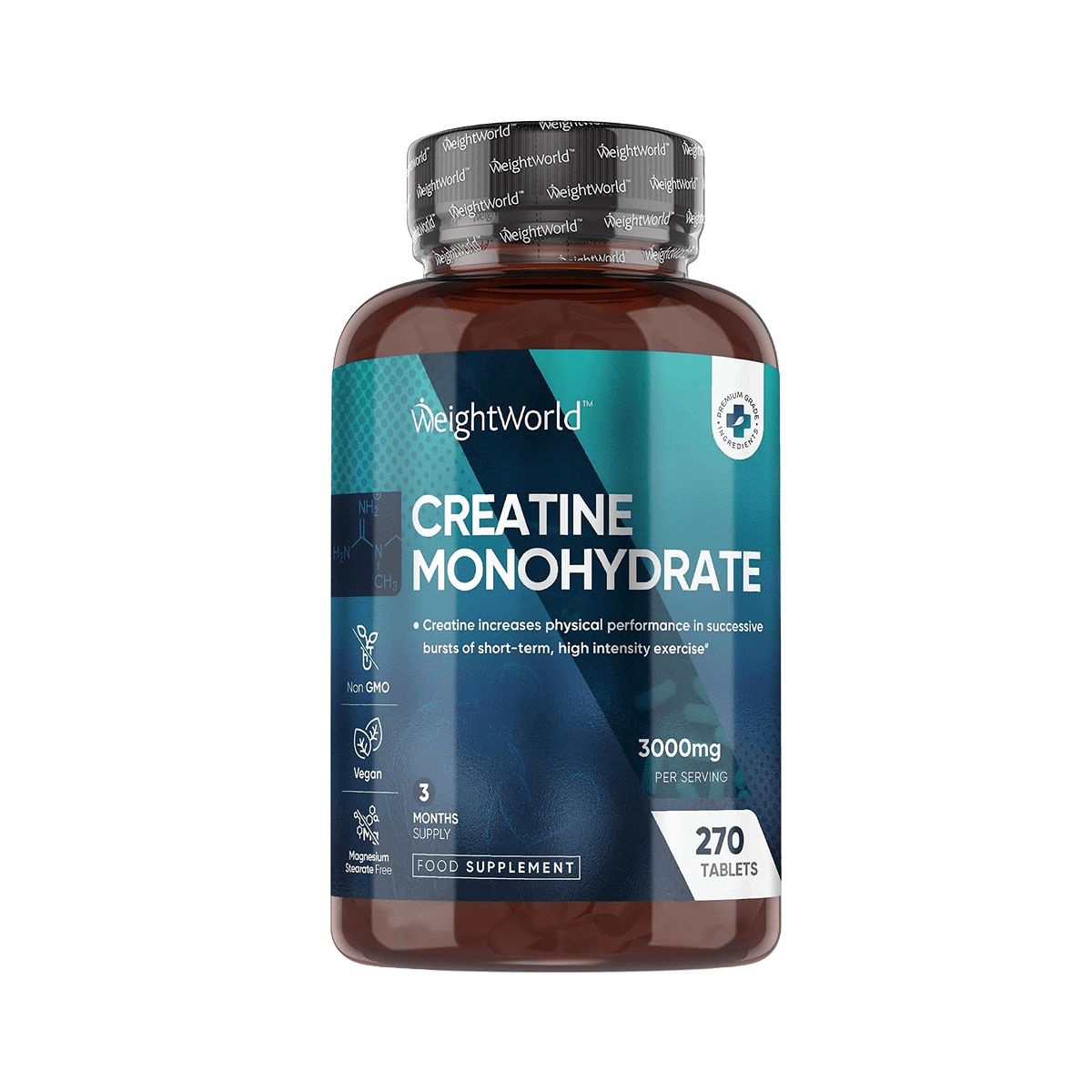 WeightWorld Creatine Monohydrate Tablets 3000mg