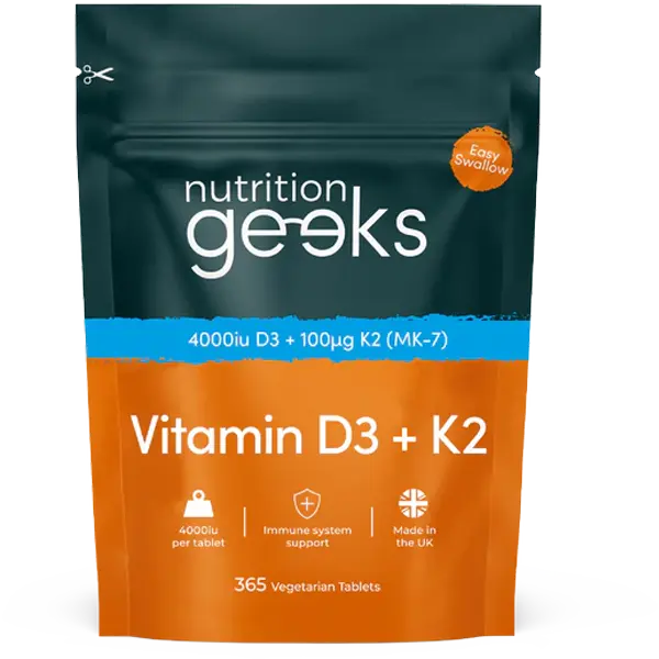 Nutrition Geeks Vitamin D3 + K2